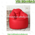 Hot red vinyl bean bag chair exporter zhejiang yiwu